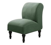 Armless Chair Slipcover,Stretch Armless Accent Chair Covers Removable Solid Color Accent Slipper Chair Cover Armchair Covers for Living Dining Room Hotel Armless Accent Chair (Color : #5)