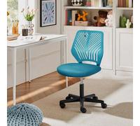 Armless Kids Computer Desk Chair Study Chair Swivel Rolling Chairs For Students