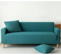 Armless Sofa Bed Cover - Stretch Slipcover for Folding Sofa without Armrests, Washable Protector for 2/3 Seater, Ideal for Homes with Pets or Kids, 14 Colour Options (Forest Green, 190-230cm)