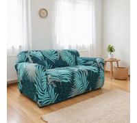 Armless Sofa Cover,Stretch Sofa Cover 1 2 3 4 Seater,Proof Dust Couch Cover,Breathable Sofa Slipcovers,Non Slip Furniture Protector Cover,All Seasons Universal Machine Washable(Size:1 Seater,Color:F)