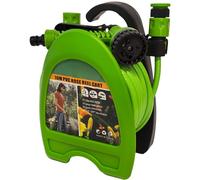 Armo® 10M Mini Garden Hose Pipe 32FT Hosepipe with 7 Pattern Spray Nozzle Gun Retractable Garden Hose Reel for Patio Balconies