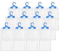 Armo® 12 x Hanging Interior Wardrobe Cupboard Clothes Dehumidifier 230g Each Bag Wardrobe Damp Mould Mildew & Condensation Home, Kitchen, Garage, Caravan Dehumidifier Pack Of 12