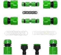 Armo® 28 x Garden Hose Pipe Connector, Hose Repair Connector, Quick Connect, Y Splitter, Male Threaded Adapter Male & Female Connectors, 2 Way Tap Fittings, Multi Faucet Connectors