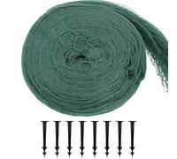 Armo® 4M X 5M Green Garden Netting For Plants Fruits Veg Patch Grass Seeds, Bird Netting With Garden Pegs Pond Netting Cover