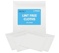 Armo® 5 x Lint Free Cloths For Oiling Wood, 30cm X 30cm Reusable Cleaning Cloths Scratch Free, Screen Glass Cleaning, Dust Removing Cloth For Home, Car, Office