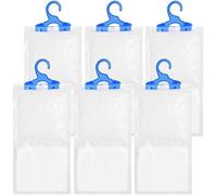 Armo® 6 x Hanging Wardrobe Dehumidifier Bag 230g Mould Mildew Condensation Absorber For Wardrobe, Bedroom, Office, Kitchen