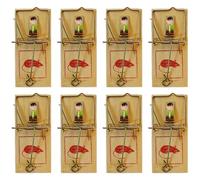 Armo® 8 X Mouse Trap Durable Reusable Snap Traps For Mice Rodent Control Indoor Home Office Mousetrap