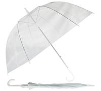 Armo® Clear Windproof Bubble Dome Umbrella Wedding 37.4 INCH Umbrella Brolly