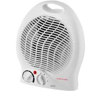 Armo® Fan Heater 2KW Upright Portable Fan Heater Bedroom Home Office Heating Heater With Thermostat (White)