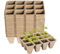 Armo Gardening Seed Starting Trays, 240 Cells, Biodegradable Plant Pots, 20 Pack