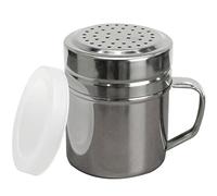 Armo® Stainless Steel Powder Shaker Bottle Chocolate Powder with Fine Mesh Sieve Sifter Icing Sugar Duster with Handle