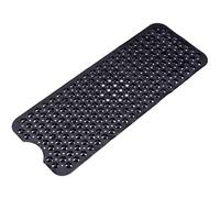Armo® Transparent Anti Slip Shower Bath Mat Strong Mould & Mildew Bathroom Mat PVC Mat Washable Bath Mat 70CM x 38CM (Black)