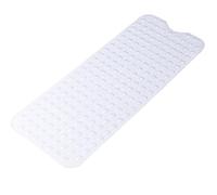 Armo® Transparent Anti Slip Shower Bath Mat Strong Mould & Mildew Bathroom Mat PVC Mat Washable Bath Mat 70CM x 38CM (White)