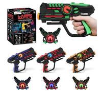 ArmoGear Infrared Laser Tag Guns and Vests - Laser Battle Mega Pack Set of 4 - Infrared 0.9mW
