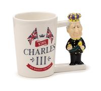 Armona Trading LTD King Charles III Ceramic Shaped Handle Mug