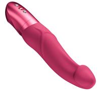 ARMONY Green G-Spot Thrusting Vibrator, Silicone 17.4 cm, Poids 0.316 Kg, Color Red