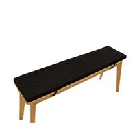 ARMOQ Rectangle Bench Cushion,Non-slip Seater Bench Cushion,5cm Thickness Sponge Outdoor Bench Cushion,Bench Seat Pad for Indoor (140 x 35 CM,Black)