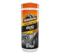 Armor All, 30 Bug Wipes, Citrus Scent, Quickly and Easily Cleans Insects, Tree Sap and Brake Dust, Suitable for all Surfaces, Freshness Lock, Ideal for Car & Motorcycle Detailing, Made in the UK