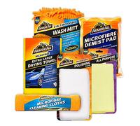 Armor All, 7-Piece Microfibre Car Cleaning Kit, For Interior and Exterior Car Cleaning Use, High Absorbency, Soft and Streak Free Drying for Paintwork and Glass, Ideal for Car & Motorcycle Detailing
