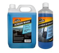 Armor All Antifreeze And Coolant 1 Litre, -36 Degrees Protection With 5 Litre Winter Screenwash Effective Down To -5 Degrees
