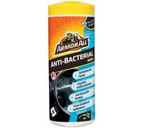 Armor All, 24 Disinfectant Wipes, Citrus Scent, Cleans and Disinfects All Car Surfaces In One Step, Kills 99.99% of Bateria and Virus, Freshness Lock, Ideal for Car & Motorcycle Detailing