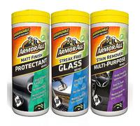 Armor All, Car Interior Cleaning Wipes, Triple Pack for Dashboard, Glass & All Around Interior, 90 Biodegradable Wipes (Set of 3x30 Plastic Free Wipes), Ideal for Car Detailing, Made in the UK