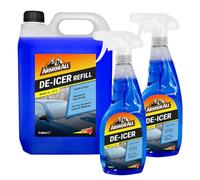Armor All Fast Acting Deicer, 2 x 750ml + 5 Litre Refill, for Doors, Windows and Locks, Effective to -10°C