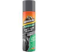 Armor All Furious Wet Tire Shine Aerosol - Fast-Drying Wet Look Tyre Dressing with Silicone Complex, Ultra-Gloss Black Finish, Long-Lasting Shine & Easy Spray Application
