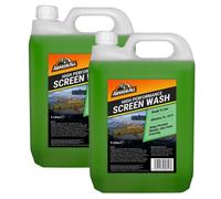 Armor All High Performance Screen Wash, 2 x 5L, Effective down to -10°C, Suitable for electric cars (Green)