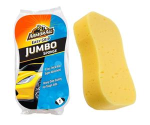 Armor All, Jumbo Cleaning Sponge, Car Accessories for Exterior Cleaning, Provides an Easy to Grip Shape and Thick Durable Material to Provide a Better Car Cleaning Experience, Ideal for Car Detailing