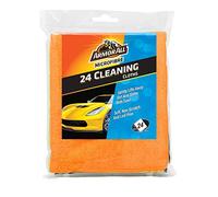 Armor All, Large Car Microfibre Cloths, Set of 24 Cloths, For Interior and Exterior Car Cleaning Use, Soft and Streak Free Drying for Paintwork and Glass, Ideal for Car & Motorcycle Detailing