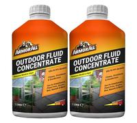 Armor All Outdoor Fluid, 2 x 1 Litre, Kills 99.9% Bacteria, Disinfects Greenhouses, Plantpots, Drains, Bins, Kennels, Stables