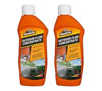 Armor All Outdoor Fluid, 2 x 500ml, Kills 99.9% Bacteria, Disinfects Greenhouses, Plantpots, Drains, Bins, Kennels, Stables