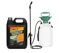 Armor All Outdoor Fluid 5 Litres with 5L garden Sprayer, Kills 99.9% Bacteria, Disinfects Greenhouses, Plantpots, Drains, Bins, Kennels, Stables