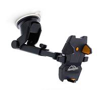 Armor All Phone Mount/Support with Extendable Arm,360 Rotation,Compatible with Smartphones iPhone,Samsung,HTC