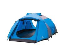 ARMOR CASTLE Camping Tent 3-4 Person, Waterproof Family Dome Tent with Removable Rainfly, Dual Two-Way Entry Doors & Mesh Windows, Portable Outdoor Tents for Camping