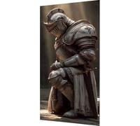 Armor Diamond Art Kits Adults, Diamond Painting Warrior Crystal Art Kits for Kids Beginners, 5D Full Drill Square Gem Dots Rhinestone Embroidery Paintings Crafts, Hobbies for Adults 70x140cm z7-21lo