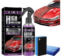 Armor Gleam Ceramic Coating Spray,3 In 1 High Protection Quick Car Coating Spray,Max Easy Coat And Rinse,Car Scratch Repair Nano Spray,Car Paint Repair Exterior Restorer (100ML, 1 Pcs)