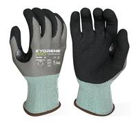 Armor Guys Kyorene Pro 00-840 Protective Work Gloves - A4 Cut Resistant Graphene Nitrile Palm Gloves - For Construction and Sheet Metal Handling, Size L, 3/PK