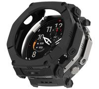 Armor Hollow Watch Case Compatible with Amazfit T-Rex Ultra 2 Cases, Rugged Protective Cover Shockproof Anti-Scratch Bumper Shell for T-Rex Ultra 2 (Black)