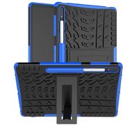Armor Kickstand Tablet Case Suitable For Samsung Galaxy Tab A9 8.7inch / A9 Plus 11inch 2023 Tire Pattern TPU Cover(Blue,A9 Plus 11inch)