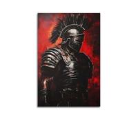 Armor Knights Man Wall Art Poster, Medieval Knight Themed Artwork with Classic Retro Styling Adds Noble Artistic Charm to Refresh The Interior Ambiance of Living Room Bedroom 24x36inch(60x90cm)