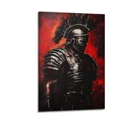 Armor Knights Man Wall Art Poster, Medieval Knight Themed Artwork with Classic Retro Styling Adds Noble Artistic Charm to Refresh The Interior Ambiance of Living Room Bedroom 20x30inch(50x75cm)