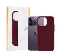 ARMOR Leather Magnetic Case for iPhone 14 Pro (Bordeaux Red)