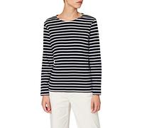 Armor Lux 04277,Women's Striped Long Sleeve T-Shirt ,Blue (Bi8 Rich Navy / White),Size 4