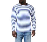 Armor Lux Men's 1525 Striped Long Sleeve T-Shirt, Blanc (Dw5 Blanc/Étoile), Medium