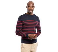 Armor Lux Men's Pull Marin Goulenez Homme Jumper, Multicolour (Navire/Piment I78), Medium