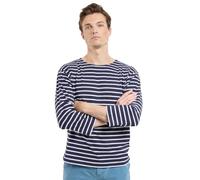 Armor Lux Men's Beg Meil Sweater, Navire/blanc, S