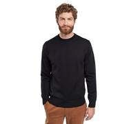 Armor Lux Men's Crew Neck Damgan Merino Wool Jumper, Black (010 Black 010 Black), Large