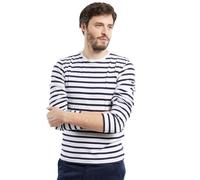 Armor Lux Men's Crozon T-Shirt Not Applicable, Multicolour (Blanc/Navire 400), Large